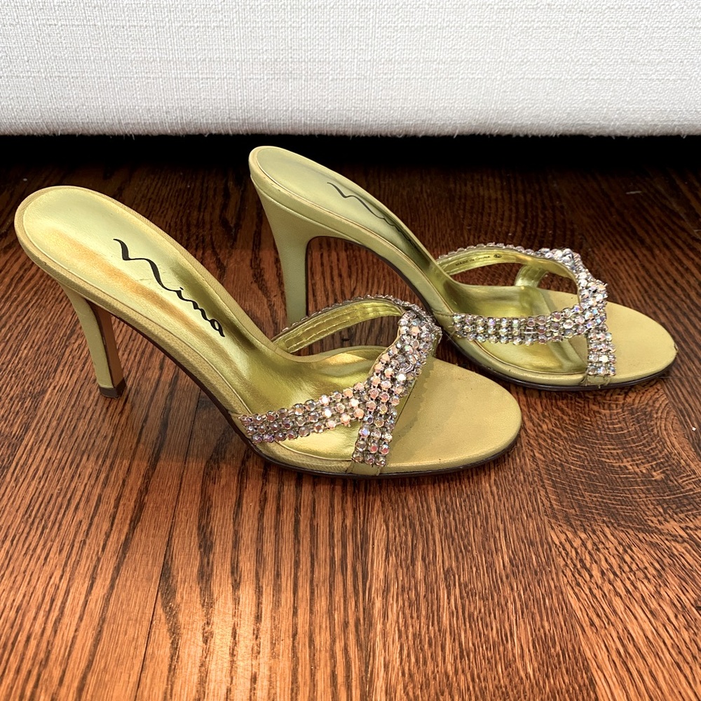 Nina Sequinned Heels - Picture 3 of 7